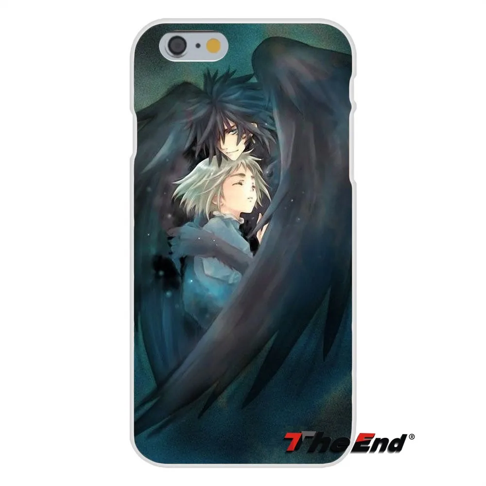 Studio Ghibli Howl's Moving Castle Silicone Phone Case For iPhone X 4 4S 5 5S 5C SE 6 6S 7 8 Plus Galaxy Grand Core Prime Alpha |