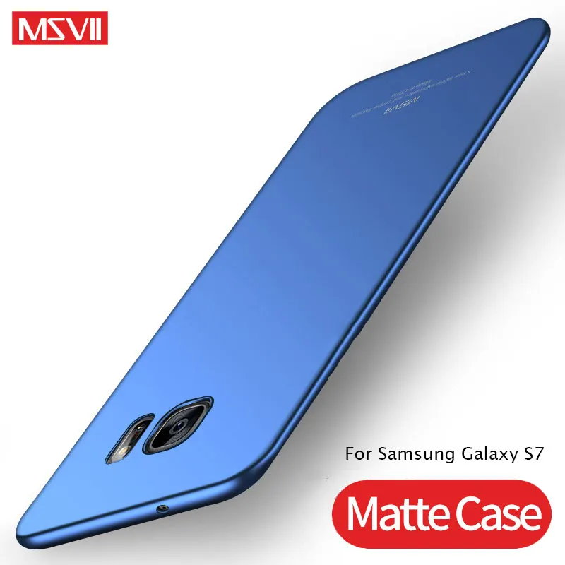 Чехол для Samsung Galaxy S7 тонкий матовый чехол MSVII Edge жесткий S 7 Edge|Бамперы| |
