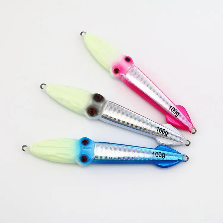 6 шт./лот приманка для Глубоководной Рыбалки свинцовая рыболовная джиг 100 г