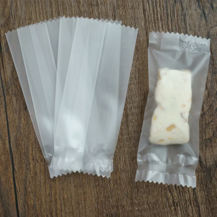 

2000 X Clear & Frosting Nougat Candy Wrappers Caramel Wrappers Transparent Packaging Bags
