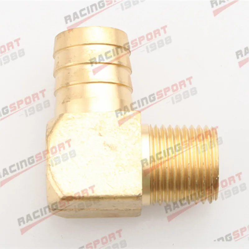 1&quot Male 90 Elbow Brass Hose Barbs Barb to 1/2&quot NPT Pipe Thread | Автомобили и мотоциклы