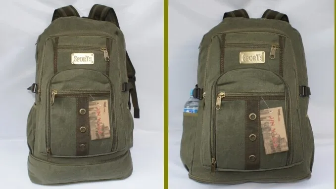 ETN сумка Лидер продаж популярные высокого качества Мужская Холст Рюкзак мужской