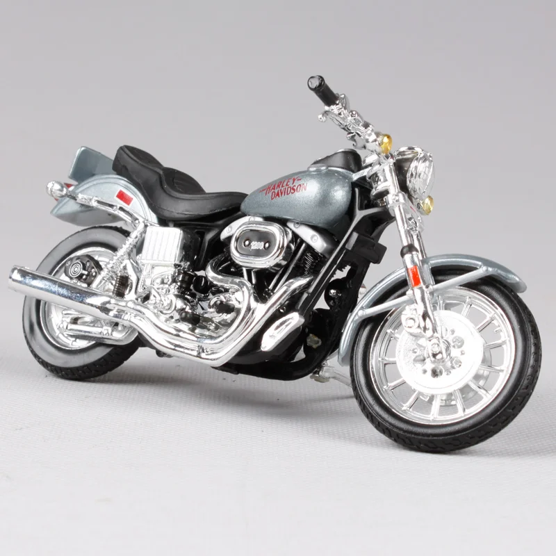 Maisto 1:18 H D изысканный металл мотоцикл литье под давлением 1977 fxs низкий наездник