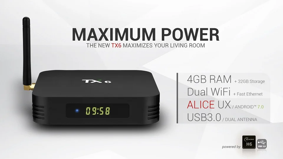 Супер Великобритания 1 год Бесплатные IPTV Box TX6Pro Android 7,1 2 Гб 16 г 4 к UHD Таиланд арабский России взрослых канала умные телевизоры коробка