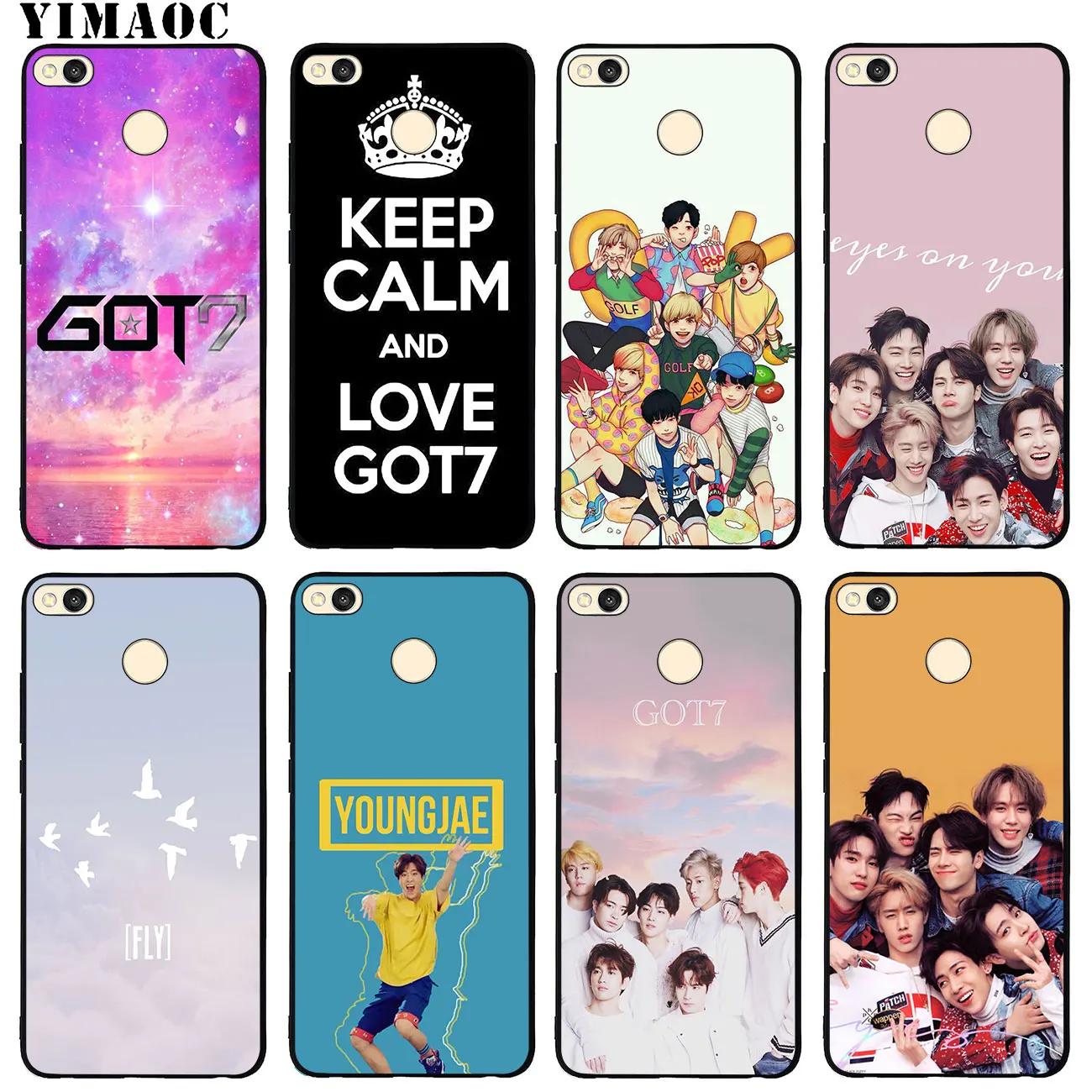 YIMAOC got7 kpop Mark JinYoung JB Мягкий силиконовый чехол для телефона Xiaomi MI 10 9 9T CC9 CC9E A3 Pro 8 SE A2