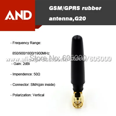 Бесплатная доставка 2 дБи quad-band 850/900/1800/1900 мГц GSM антенна sma разъем | Электронные