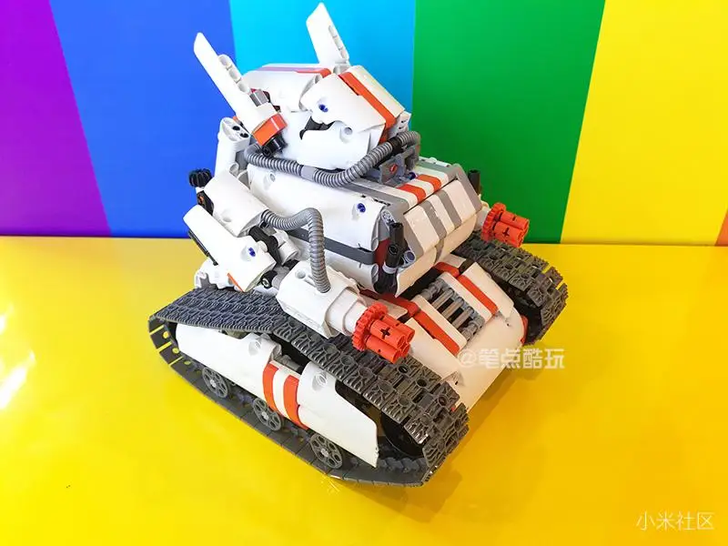 Global Version Xiaomi Mitu Robot Tank Mecha Crawler Building Block Robot Crawler Tank Version Controlled By Smartphone Gift Toys