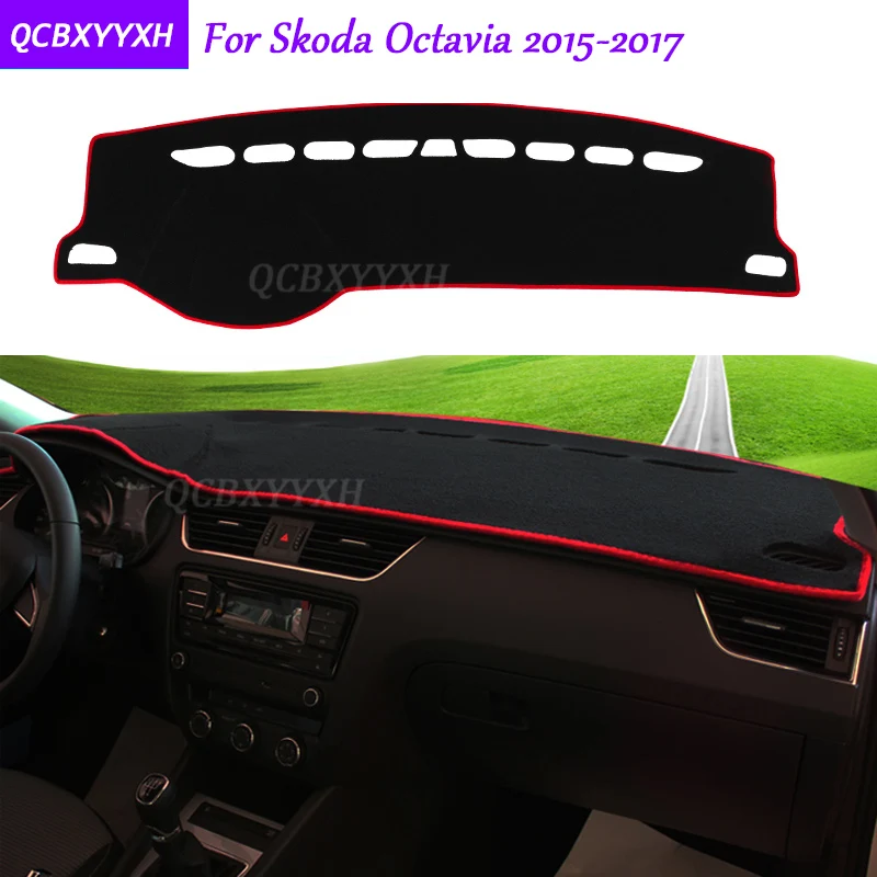Коврик для приборной панели Skoda Octavia 2015 2017 защитный коврик интерьера Photophobism
