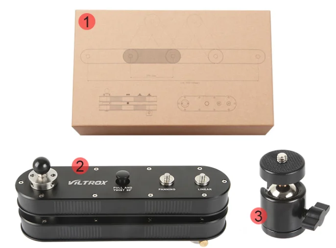 Трековый слайдер для камеры с 4-кратным расстоянием панорамирования и линейным