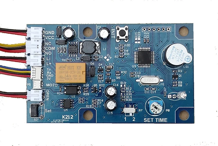 K212 модуль распознавания отпечатков пальцев контроллер схема блокировки отпечатков пальцев доска реле время регулируемый