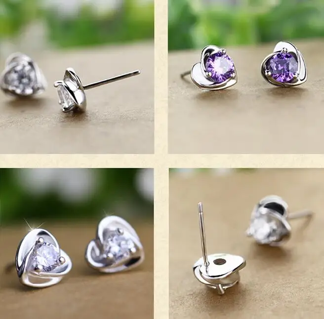 OMH оптовая продажа модные ювелирные изделия хрустальное сердце Настоящее