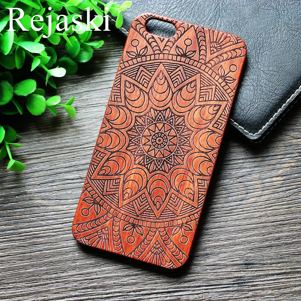 Rejaski винтажный череп Деревянный чехол для телефона для iPhone X XS XR Max черный деревянный чехол Ретро волк черное дерево для iPhone 7 8 плюс мягкий чехол s - Цвет: TPU FIX