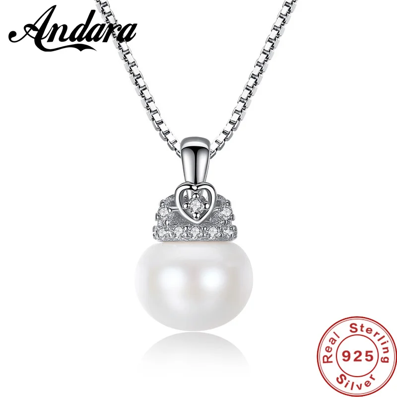 AAAA высокое качество натуральный пресноводный жемчуг ожерелье кулон для женщин 3