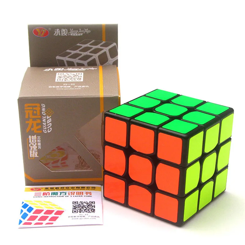 Новые 3 x3x3 шесть цвет Интеллектуальный Магический кубик конкурс скорость