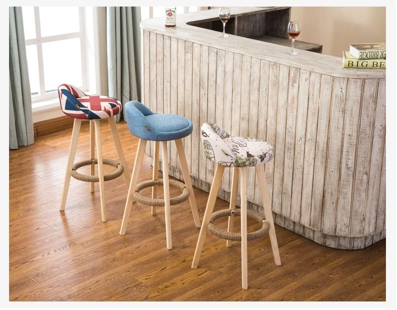 Кофе дом барный стул Северной американской моды мебель ОПТ и Розница Бесплатная