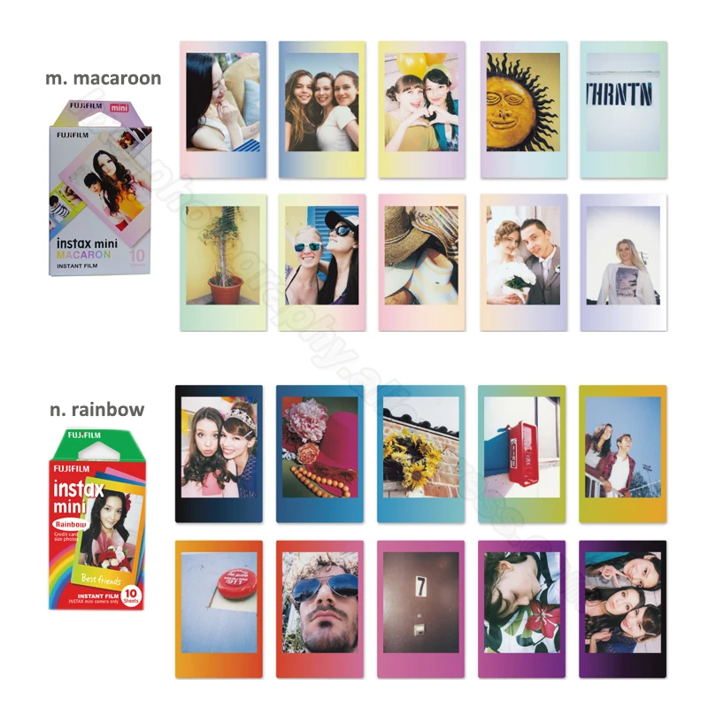 Оригинальный Fujifilm Fuji Instax Mini 9 мгновенных Цвет пленка для 8 7 s 70 50 90 25 Камера