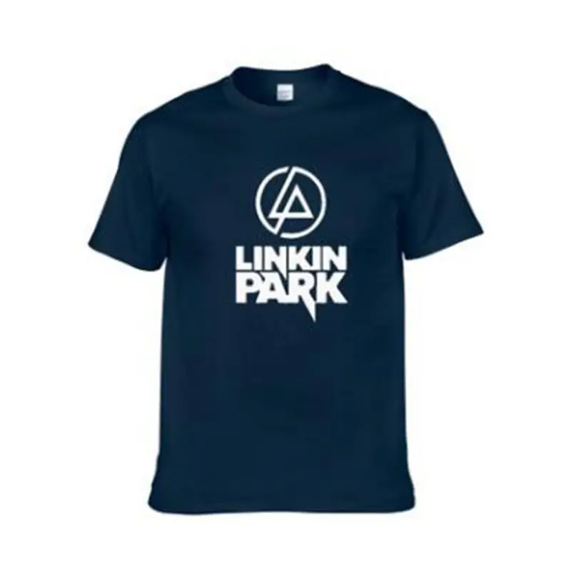 Модные футболки с буквенным принтом, футболка Linkin Park Band, женская и мужская летняя и осенняя футболка, футболки