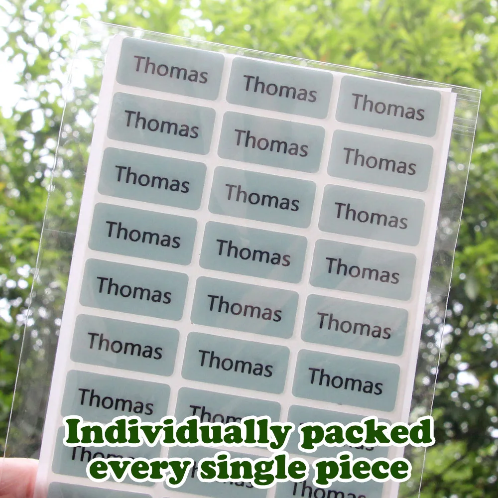 60 шт. наклейки для имени персонализированные этикетки водонепроницаемые бизнеса