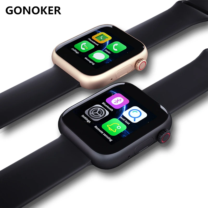 GONOKER Bluetooth наручные Смарт часы с поддержкой sim карты TF водонепроницаемые носимые