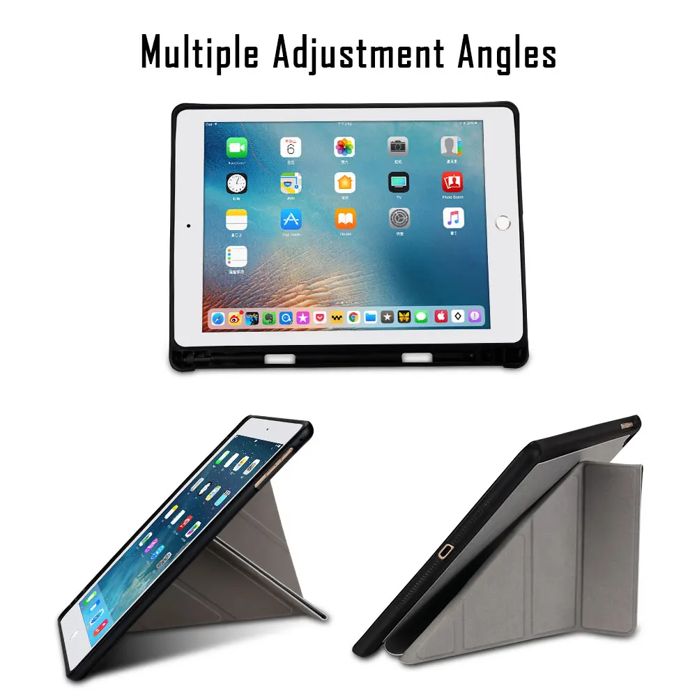 Owswin для iPad 9,7 чехол Smart Cover для iPad Air из искусственной кожи чехол для iPad Air 2 Pro 9,7 чехол с карандашом