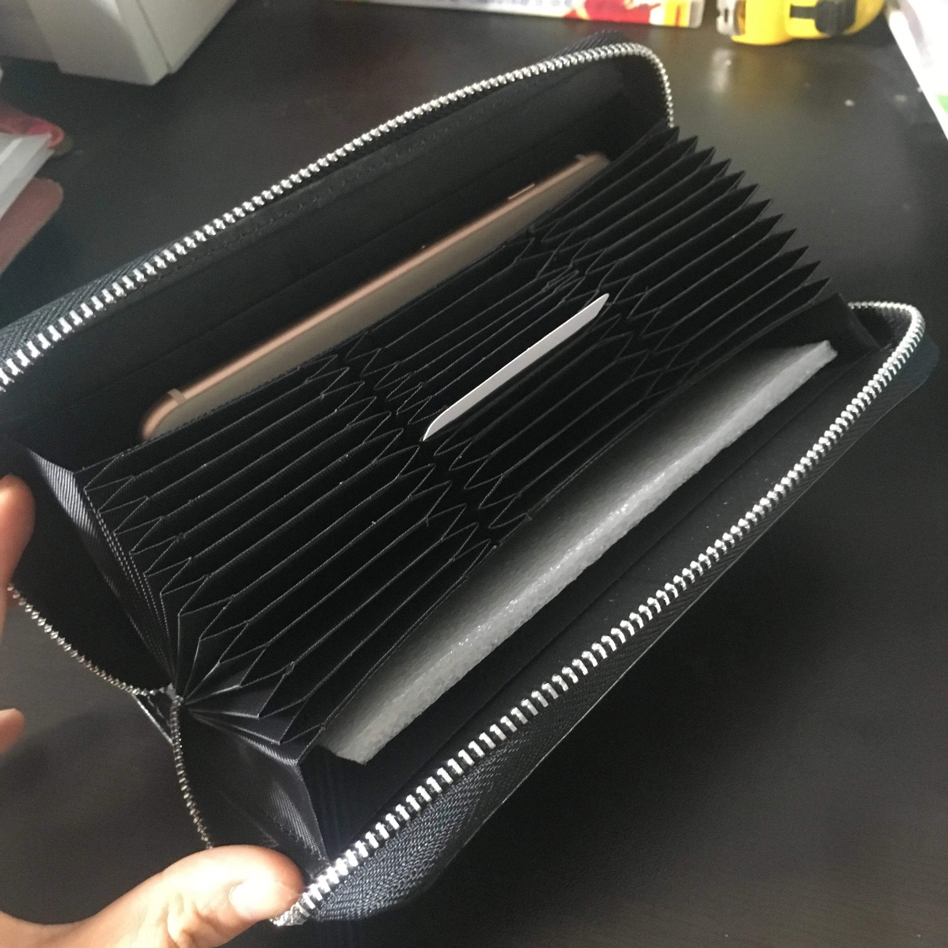 2019 Unisex Genuine Leather RFID Wallet Men Women Clutch Purse Note Compartment Card Holder Pocket for Cell Phone Passcard | Багаж и сумки