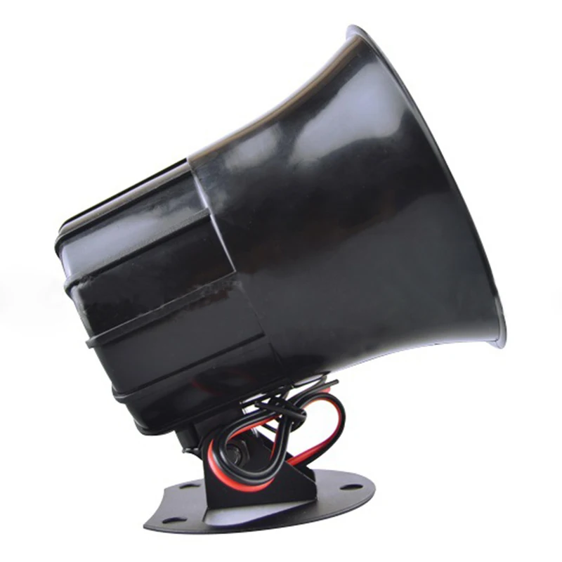 

DC 12V Wired Loud Alarm Siren Horn Loudspeaker With Bracket Home Outdoor Public Address Broadcasting Security Protection System