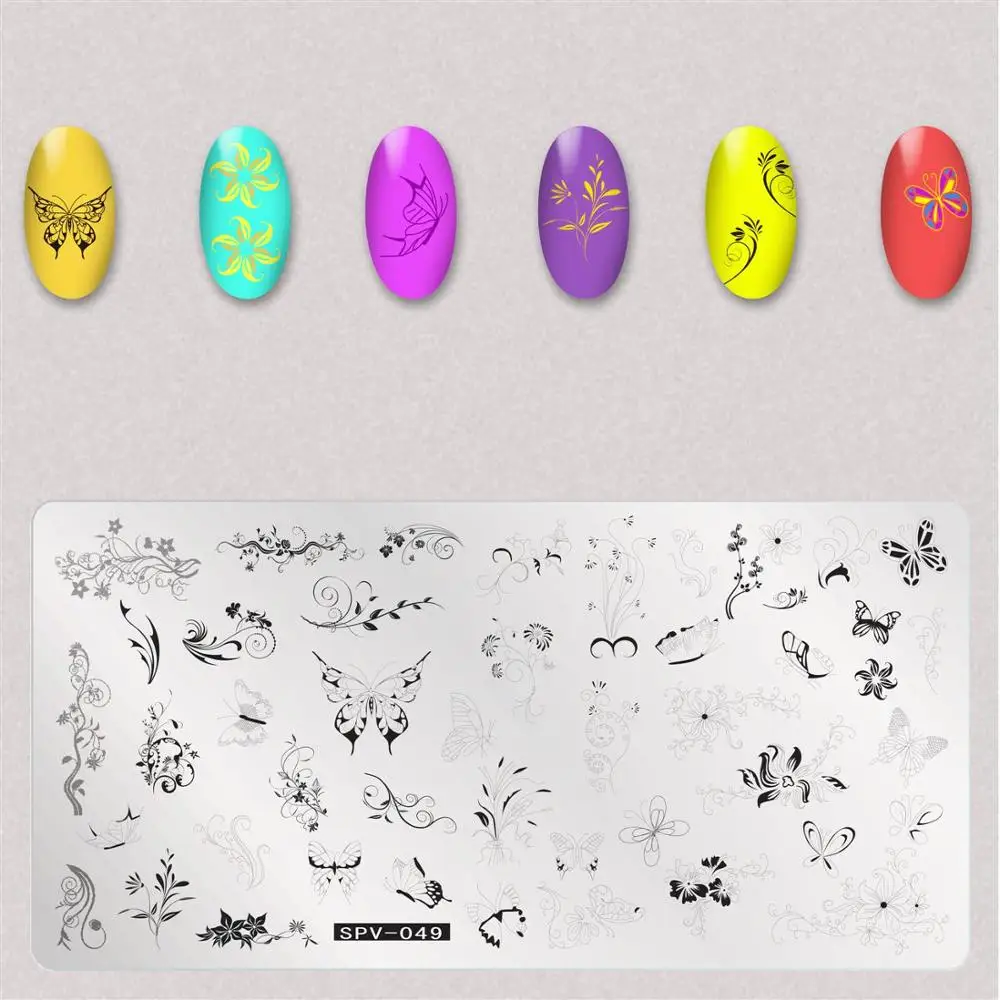 10 шт./лот штамповка для ногтей из нержавеющей стали предотвращения царапин лист