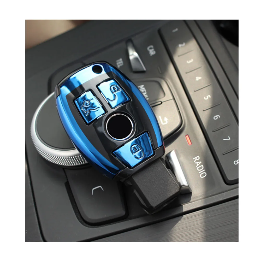 ABS Car Remote Key Shell Case Cover for Mercedes Benz C Class W205 E W212 A B S GLC GLA GLK Accessories | Автомобили и мотоциклы