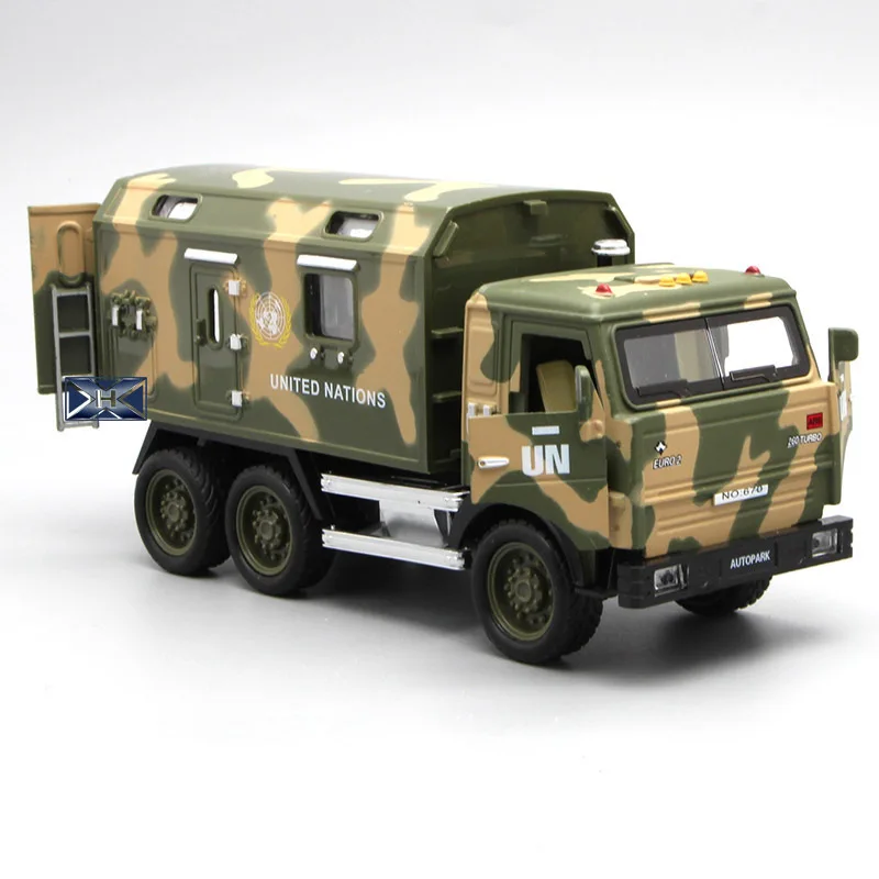 1:32 внедорожная военная модель автомобиля игрушки военного транспортера КАМАЗ из