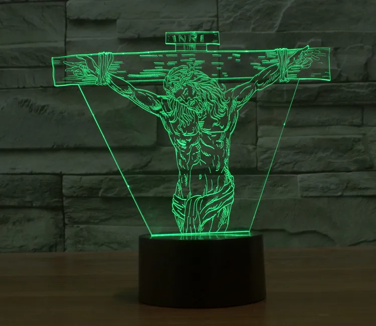 7 цветов Иисус Крис христианство забавные игрушки модель фигурки продукт 3D