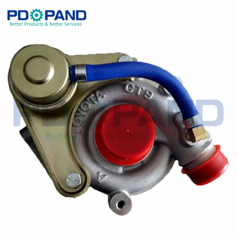 Двигатель весь турбонагнетатель в сборе CT9 1720154090 1720154081 для Toyota Land Cruiser bonder/Hilux/Hiace 2.4TD 2446cc 2L-T