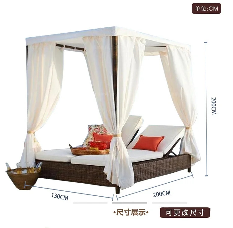 30 шт. в упаковке садовая кровать с навесом для вечевечерние на свежем