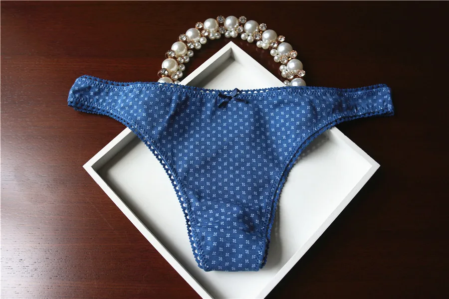 Трусы женские Underwear Women Сексуальные Трусики Стринги И Г Строки Хлопок женский Сексуальный Цветочный Принт Белье Горячей Продажи Строка Г Трусиков PM502 трусы женщин
