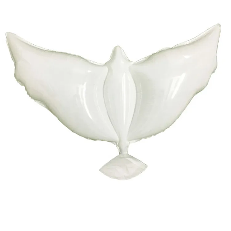 100 шт./лот воздушные шары с летающим белым Dove для свадьбы Balao 105*48 см мира птичий шар