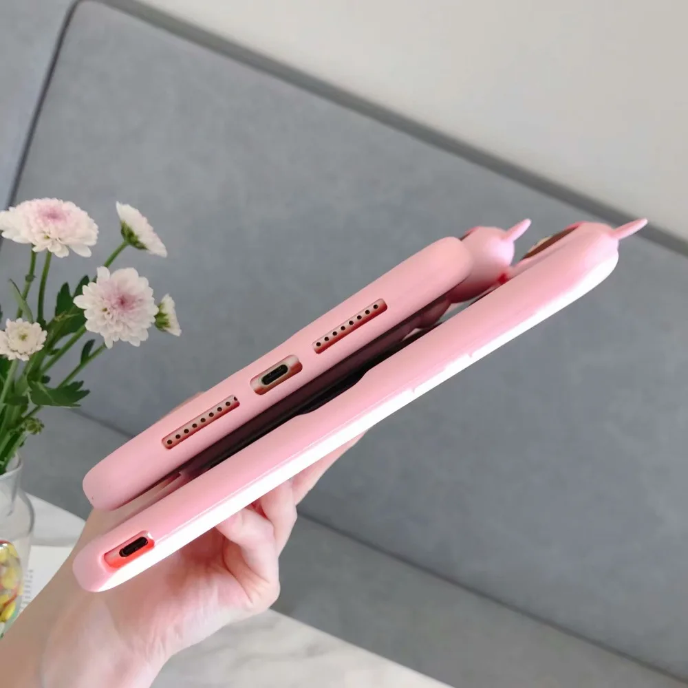 Модный силиконовый чехол с розовым медведем для huawei MediaPad T3 10 9," AGS-L09 W09, подставка для планшета, удароустойчивый ЭВА, чехол для всего тела