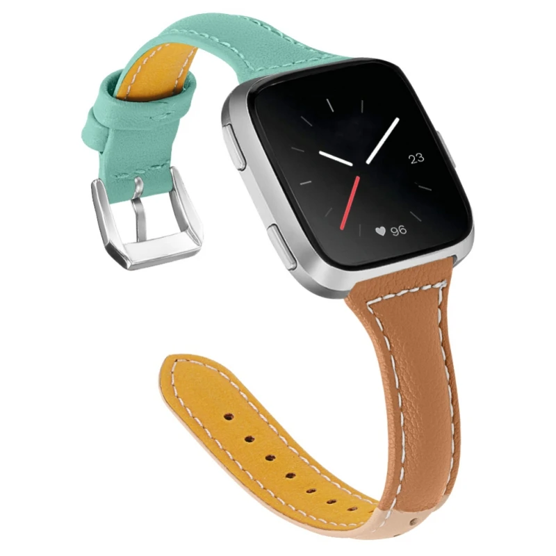 Браслеты из натуральной кожи для Fitbit Versa ремешок Lite Smartwatch Браслет Миланская петля