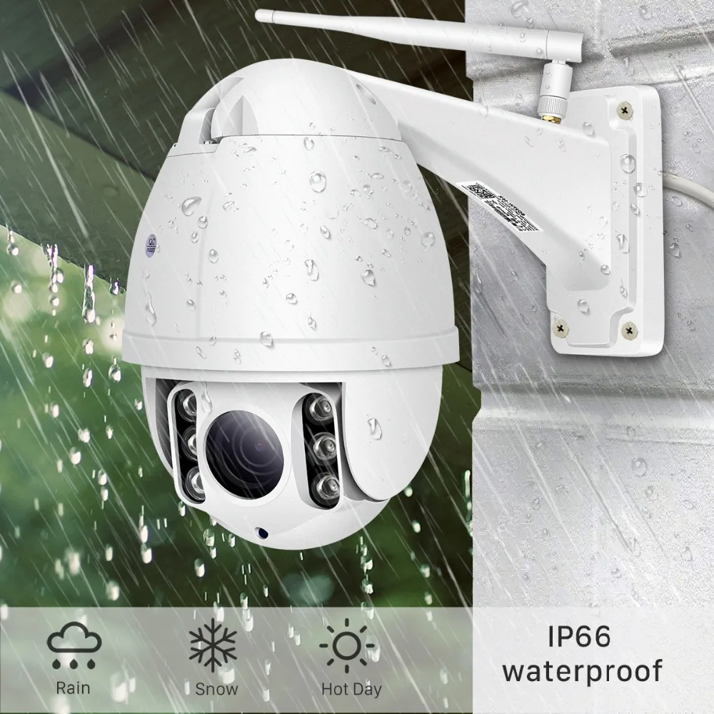 Besder 1080P 10X оптический зум беспроводная WiFi скоростная купольная ip-камера наружная PTZ 4,9-47 мм автоматическая фокусировка Водонепроницаемая CCTV камера безопасности