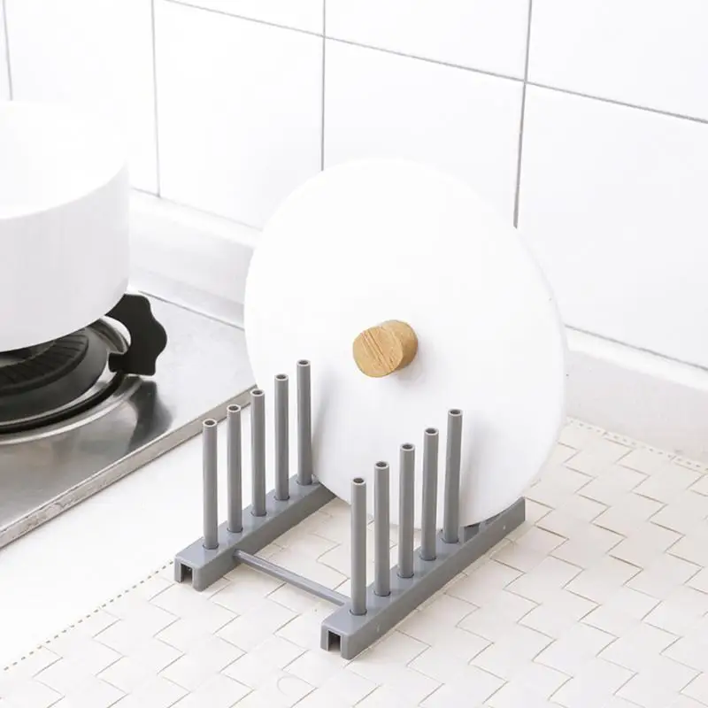 Kitchen Plate Cup Rack Pot Lid Holder Plastic Dish Drying Storage Fruit Vegetable Drainer Colanders Insulation | Дом и сад