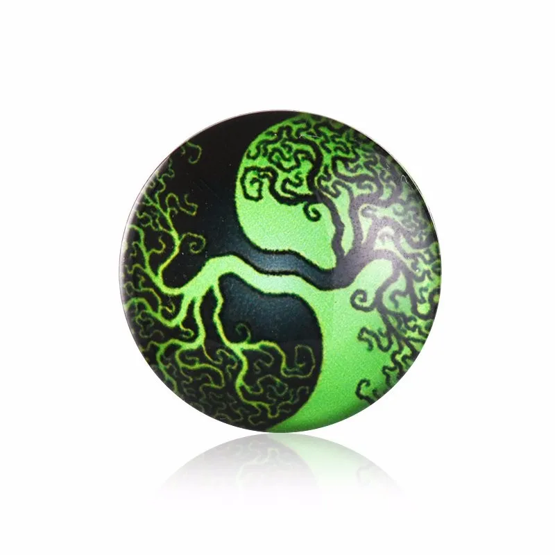 60 шт./компл. смешанные кнопки с изображением дерева жизни круглые куполообразные