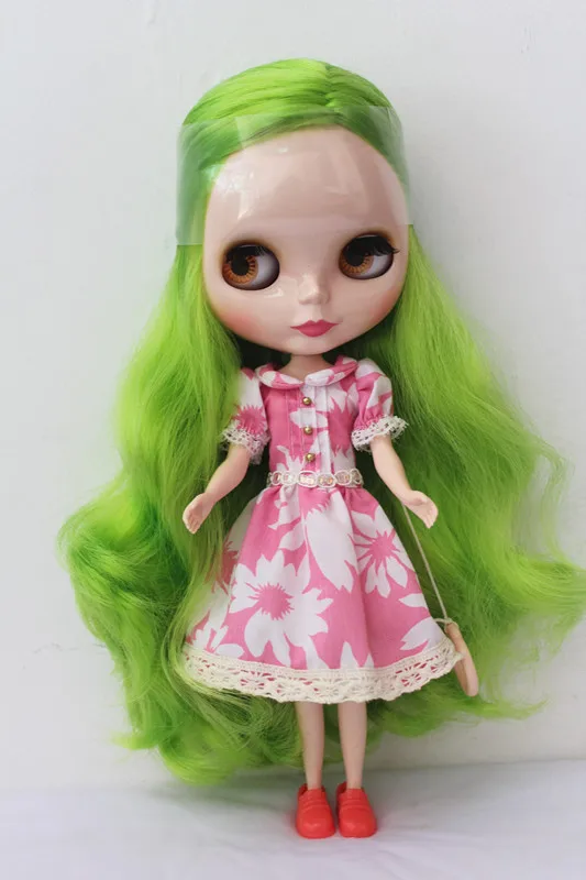 Free Shipping big discount RBL-172DIY Nude Blyth doll birthday gift for girl 4colour eyes dolls with beautiful Hair cute toy | Игрушки и