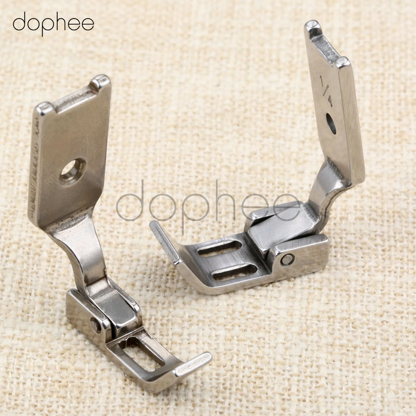 Dophee 1 шт. прижимная лапка на молнии для тяжелой машины 842 /845 двойная игла швейной
