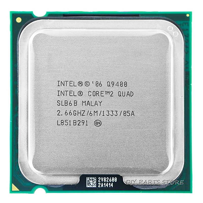4 ядерный процессор INTEL core 2 Quad Q9400 Socket LGA 775CPU 66 ГГц/6 м/1333 ГГц)|q9400 cpu|intel q9400 processorintel |