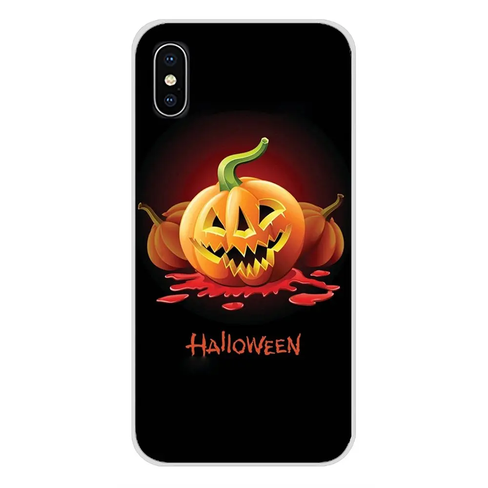 Счастливый Хэллоуин ткань тыква аксессуары чехлы для телефонов Чехлы Huawei P Smart Mate