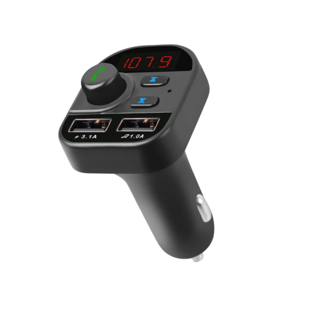 Mp3 Mp3-плеер автомобильный громкой связи беспроводной Bluetooth комплект fm-передатчик Автомобильный MP3-плеер USB зарядное устройство fm-модулятор для автомобильных аксессуаров - Формат цифровых медиаданных: Mp3