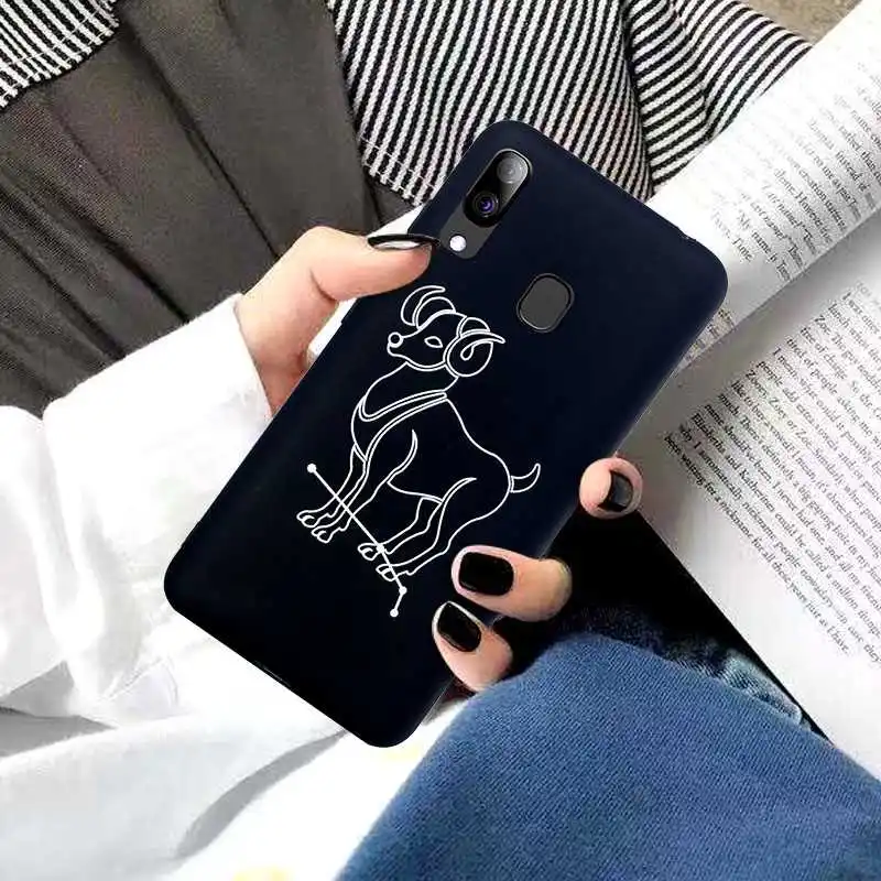 Mokoemi Fashion Pattern Zodiac Signs Soft 5.9&quotFor Samsung Galaxy A40 Case For Cell Phone Cover |