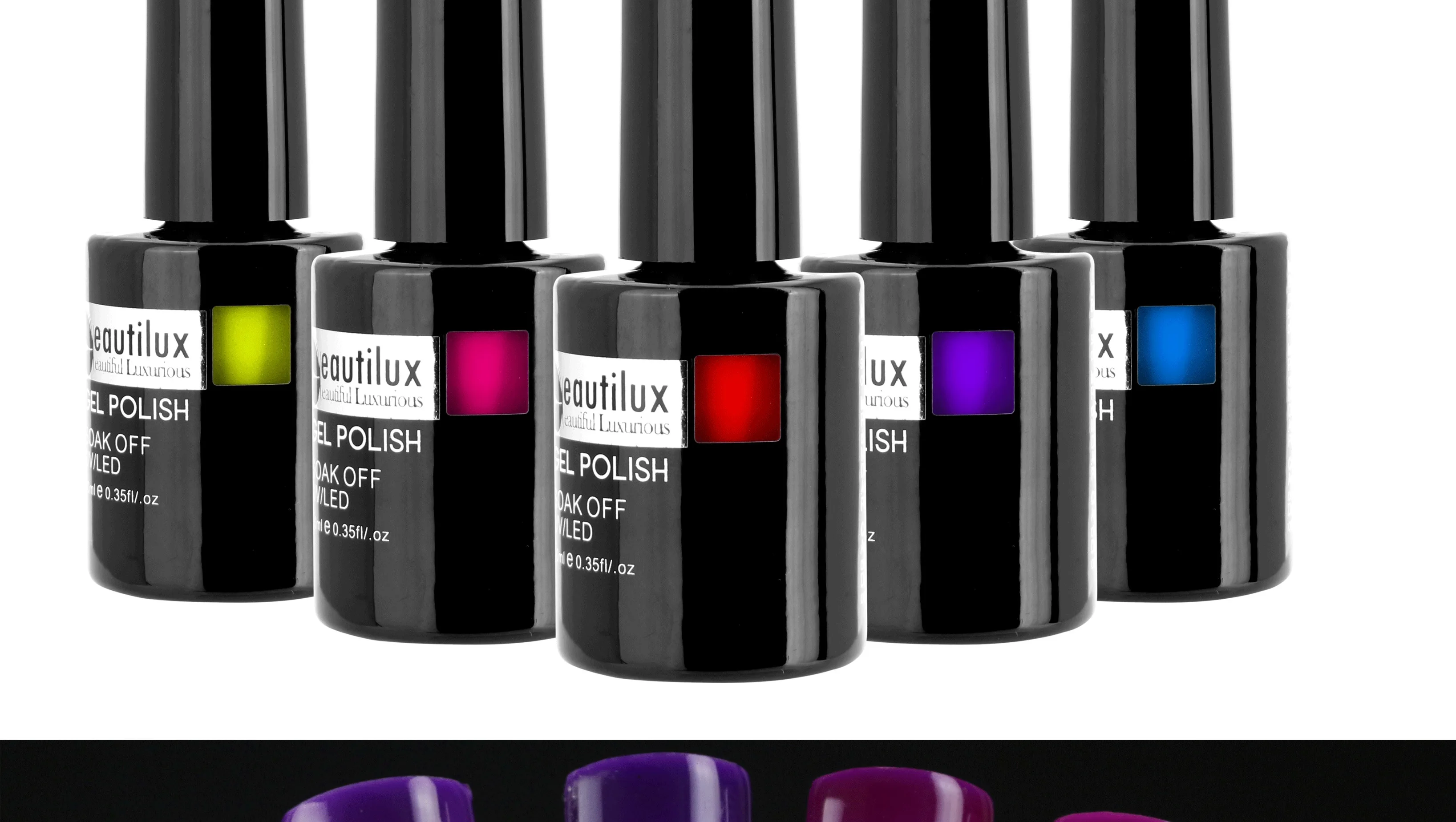 Beautilux бренд 1 шт фиолетовый лавандовый цвет замачиваемый УФ светодиодный Гель-лак для ногтей Гель-лак Enalmel 10 мл