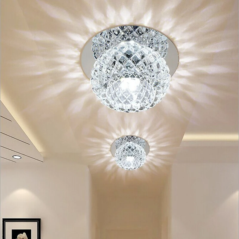 Светодиодный хрустальный светильник 5 Вт для люстры прохода прихожей лестницы