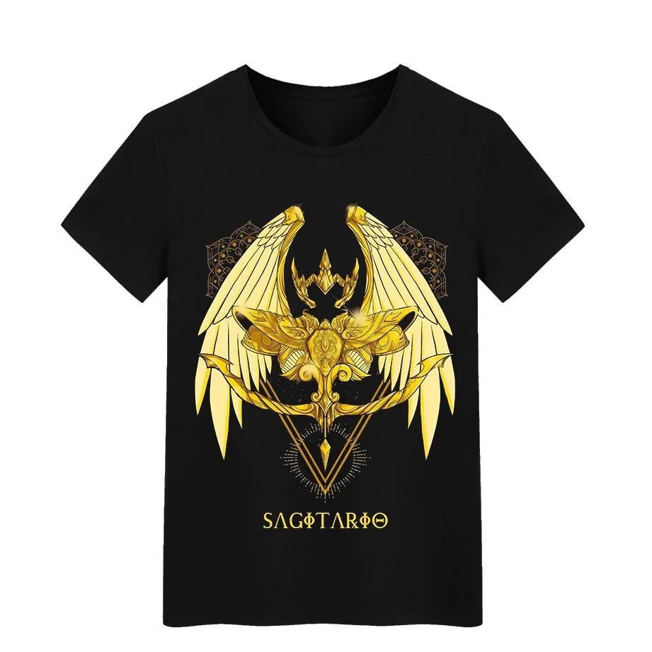 Unisex Anime Cos Saint Seiya Saori Kido Sion T-Shirt Tee Shirt Mu Aldebaran Cotton Casual | Мужская одежда