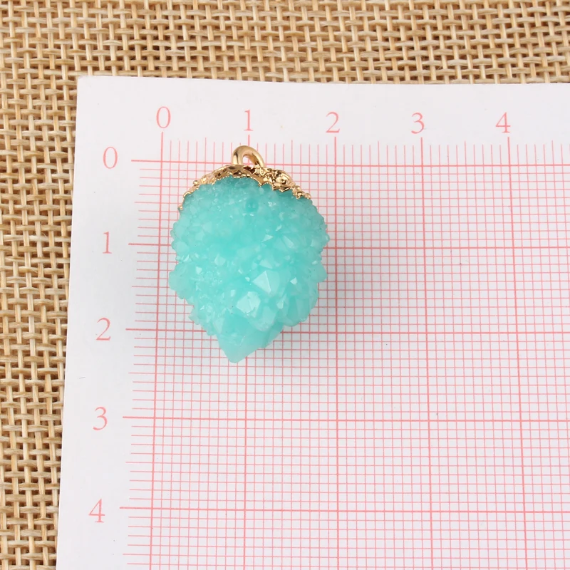 2 шт. 16 мм нестандартные подвески из смолы в виде капель женские серьги сделай сам