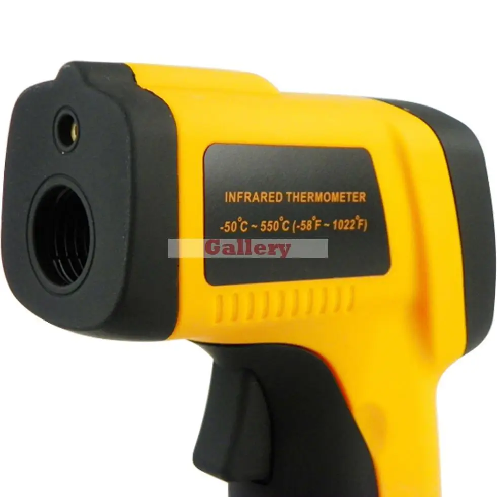 Цифровой инфракрасный термометр бесконтактный электронный лазерный прибор для